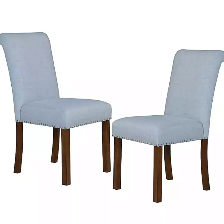 Kirklands Home Aubrey Upholstered 2-pc. Dining Chair Set Blue Online