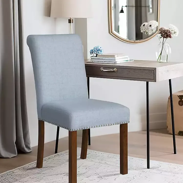 Kirklands Home Aubrey Upholstered 2-pc. Dining Chair Set Blue Online
