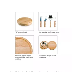 Kirklands Home Auburn Tigers Cheese Board and Tool Set Tan Hot
