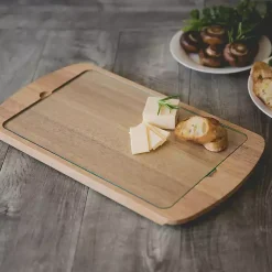 Kirklands Home Auburn Tigers Wood and Glass Serving Board Hot