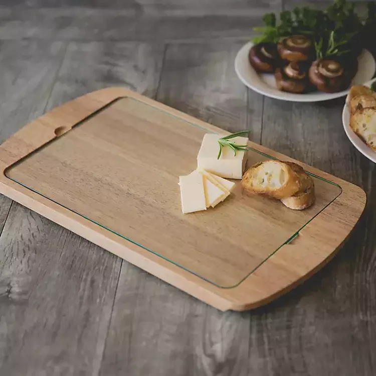 Kirklands Home Auburn Tigers Wood and Glass Serving Board Hot