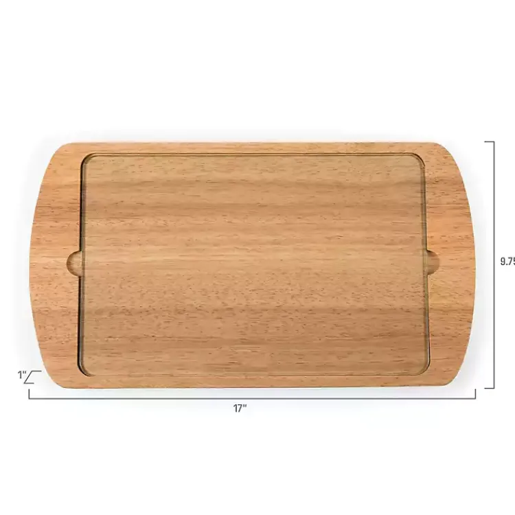 Kirklands Home Auburn Tigers Wood and Glass Serving Board Hot