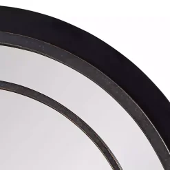 Kirklands Home Audubon Wood Arch Wall Mirror, 24x36 in. Black Clearance