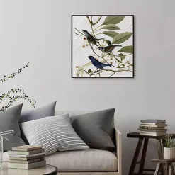 Kirklands Home Audubon Indigo Bird Framed Canvas Art Print