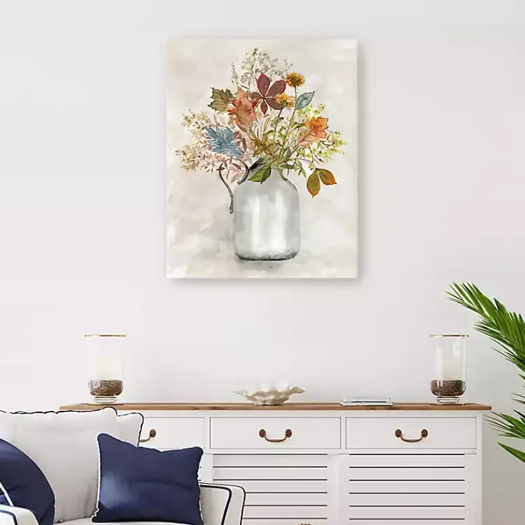 Fall>Kirklands Home Autumn Bouquet Canvas Art Print, 24x30 in. Multi