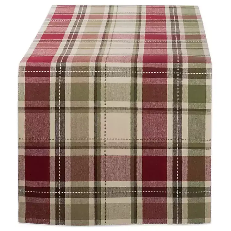 Kirklands Home Autumn Harvest Plaid Table Runner Online