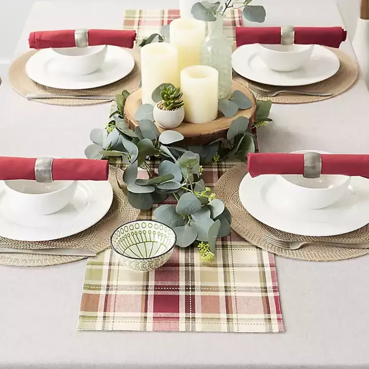 Kirklands Home Autumn Harvest Plaid Table Runner Online