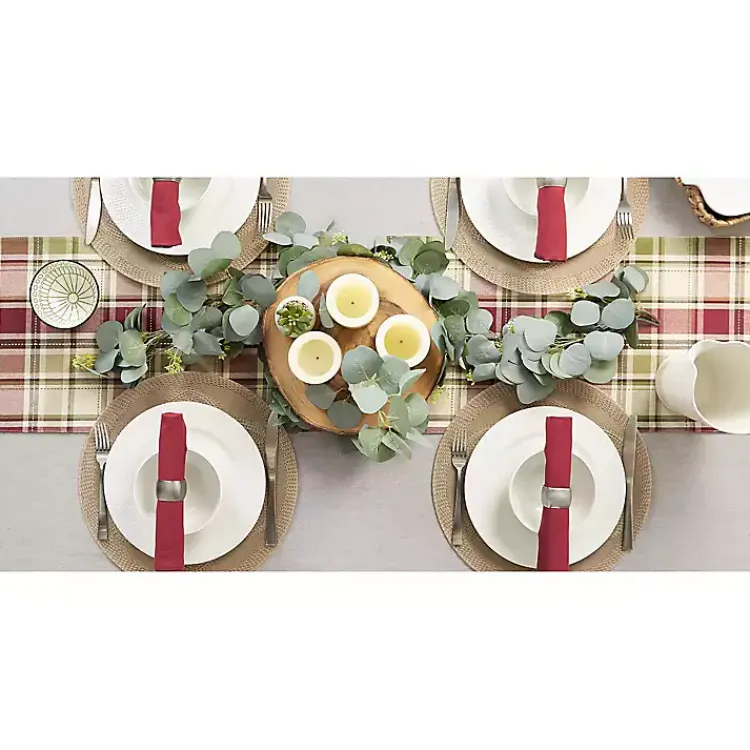 Kirklands Home Autumn Harvest Plaid Table Runner Online