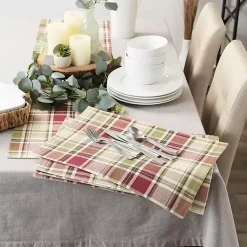 Kirklands Home Autumn Harvest Plaid Table Runner Online