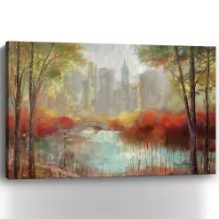 Kirklands Home Autumn in the City Canvas Art Print, 60x40 in. Online