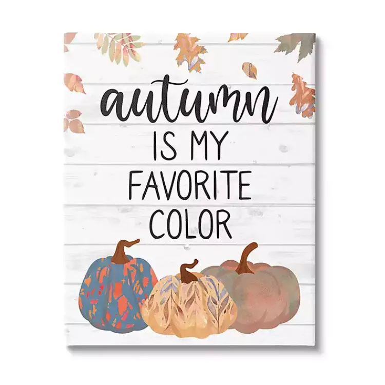Fall>Kirklands Home Autumn is My Favorite Color Wall Plaque