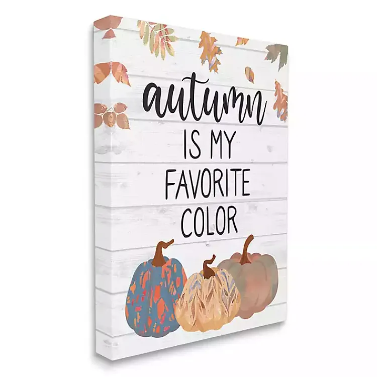 Fall>Kirklands Home Autumn is My Favorite Color Wall Plaque