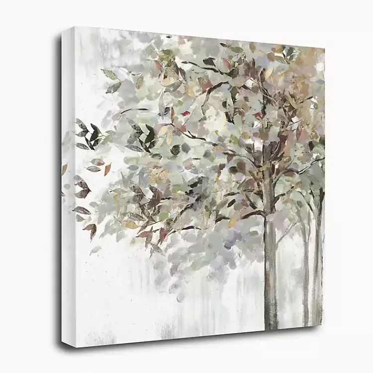Kirklands Home Autumn Leaves Neutral Giclee Canvas Art, 30x30 in.