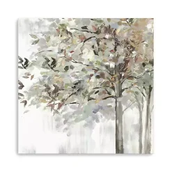 Kirklands Home Autumn Leaves Neutral Giclee Canvas Art, 40x40 in. Tan Clearance