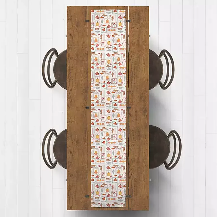 Fall>Kirklands Home Autumn Patchwork Table Runner, 72 in.