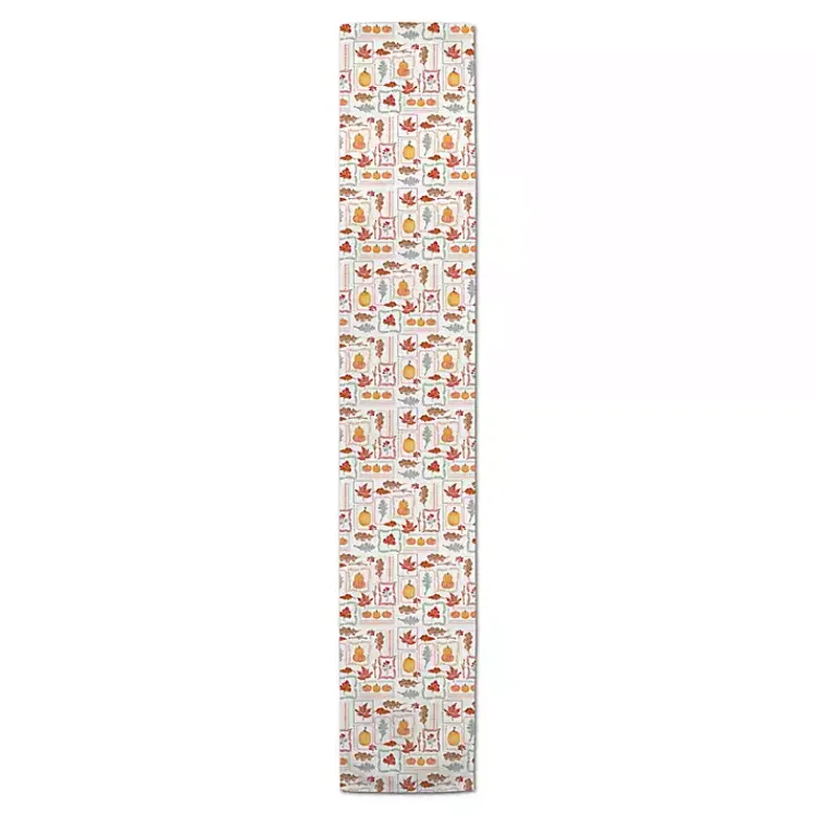 Fall>Kirklands Home Autumn Patchwork Table Runner, 90 in.