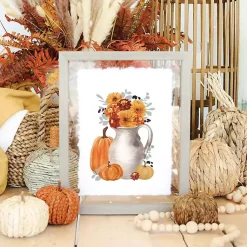 Fall>Kirklands Home Autumn Pitcher Bouquet Framed Art Print Multi