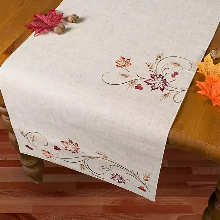 Fall>Kirklands Home Autumn Wheat Table Runner