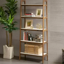 Kirklands Home Ava Mid-Century Modern Bookcase Best