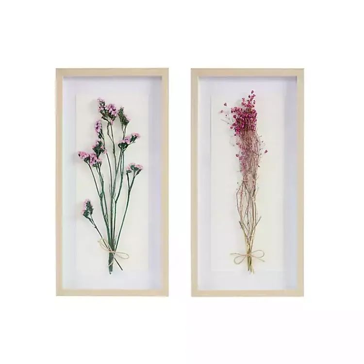 Kirklands Home Avant Garden Dried Flowers Shadowboxes, Set of 2 Online
