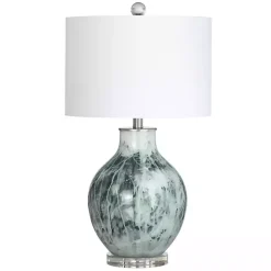 Kirklands Home Azure Blue Ocean Table Lamp White Sale