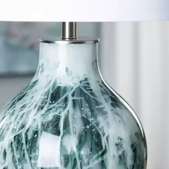 Kirklands Home Azure Blue Ocean Table Lamp White Sale