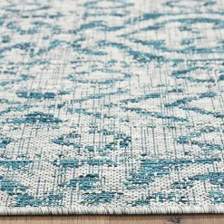 Kirklands Home Azure Terrace Sun Shower Outdoor Area Rug, 5x8 Clearance