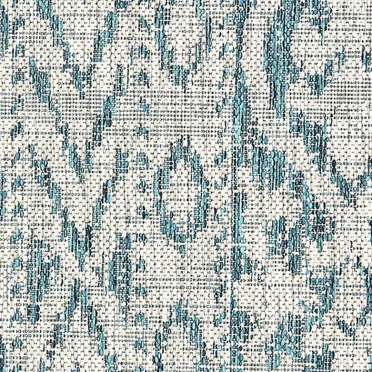Kirklands Home Azure Terrace Sun Shower Outdoor Area Rug, 7x9 New