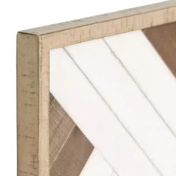 Kirklands Home Ballez Geometric Wood Wall Plaques, Set of 3 Discount