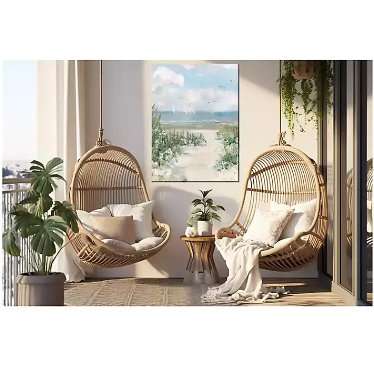 Kirklands Home Balmy Ocean Breeze Outdoor Canvas Art Print Multi Clearance