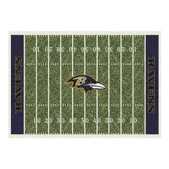 Kirklands Home Baltimore Ravens Home Field Area Rug, 6x8 Clearance