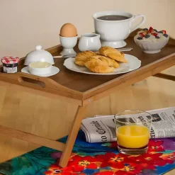 Kirklands Home Bamboo Folding Tray Tan Online
