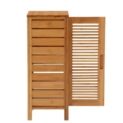 Kirklands Home Bamboo Sumter Cabinet Clearance