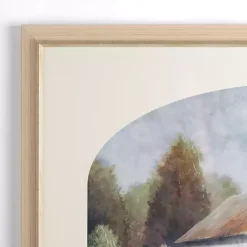 Kirklands Home Barn with Arched Mat Framed Art Print