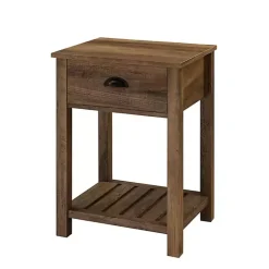 Kirklands Home Barnwood Country Accent Table Brown Clearance