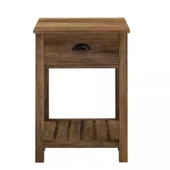 Kirklands Home Barnwood Country Accent Table Brown Clearance
