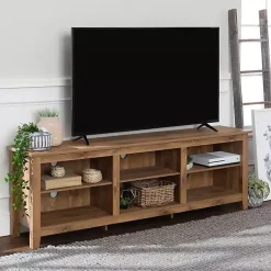 Kirklands Home Barnwood TV Stand, 70 in. Brown Clearance