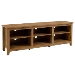 Kirklands Home Barnwood TV Stand, 70 in. Brown Clearance