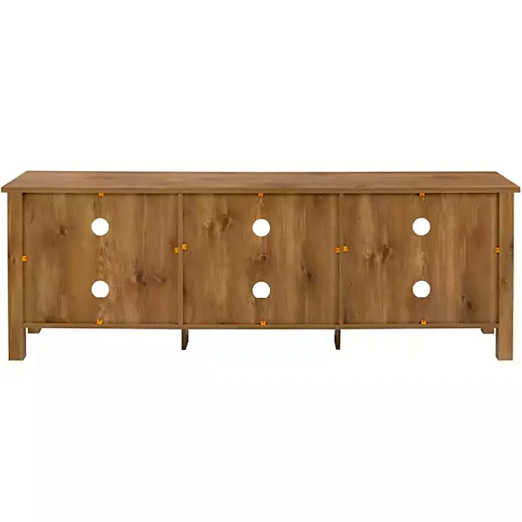 Kirklands Home Barnwood TV Stand, 70 in. Brown Clearance