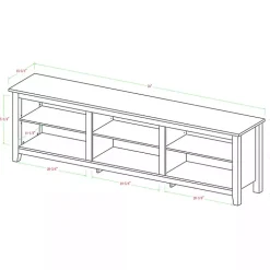 Kirklands Home Barnwood TV Stand, 70 in. Brown Clearance