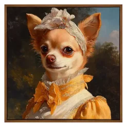 Kirklands Home Baroness Bonita Barkington Framed Art Print Multi Discount
