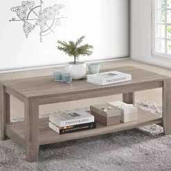 Kirklands Home Barrett Gray Coffee Table Online