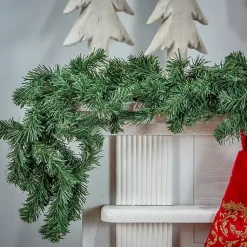 Christmas Arrangements & Garland>Kirklands Home Basalm Pine Christmas Garland, Set of 2 Green