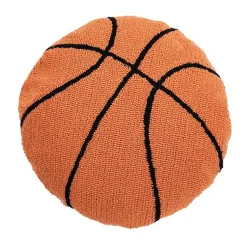 Pillows>Kirklands Home Basketball Shaped Pillow Orange