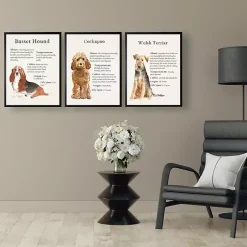 Kirklands Home Basset Hound Facts Framed Wall Plaque Best