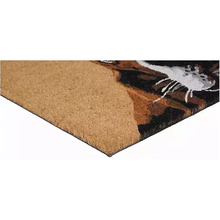 Kirklands Home Basset Hound Hello Doormat Brown Sale