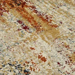 Kirklands Home Bastia Ivory Orange Accent Rug, 2x3 Multi Sale