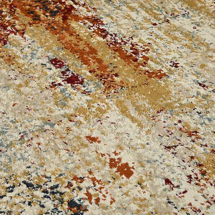Kirklands Home Bastia Ivory Orange Accent Rug, 2x3 Multi Sale