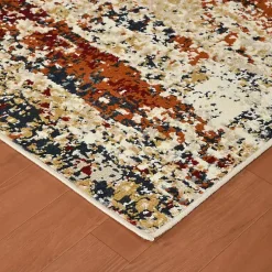 Kirklands Home Bastia Ivory Orange Area Rug, 5x7 Multi Best