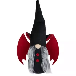 Halloween>Kirklands Home Bat Girl Gnome Halloween Decoration